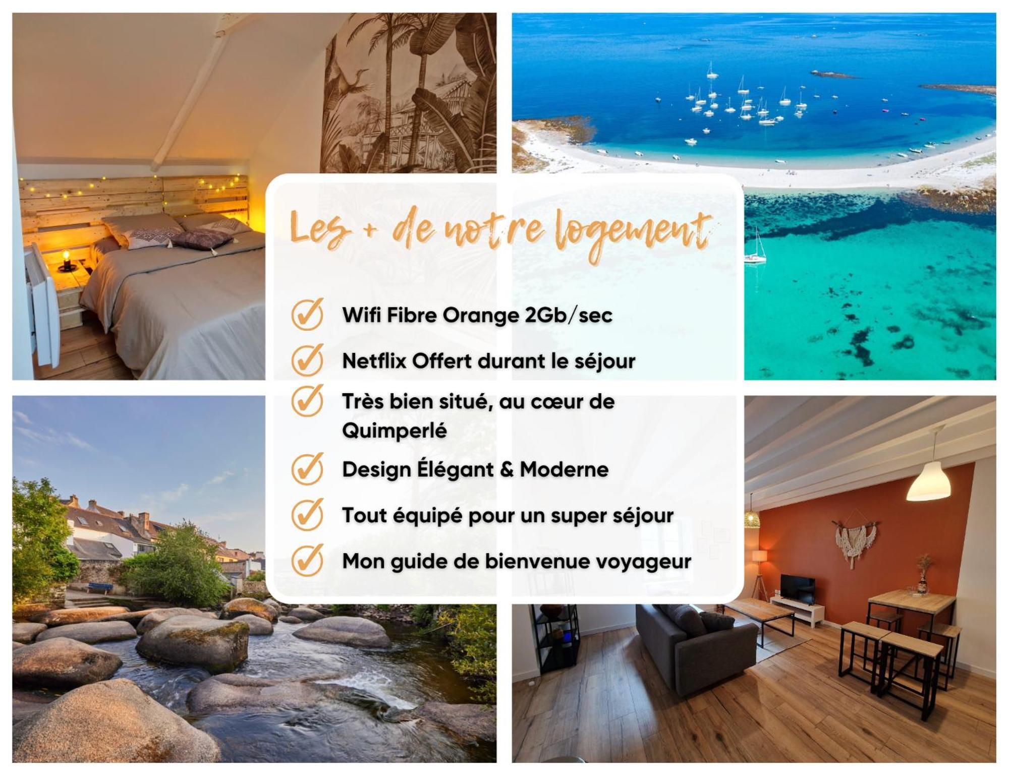 Logement De Caractere En Haute Ville De Quimperlé Exteriér fotografie